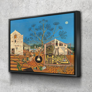 The Farm by Joan Miró Vintage Poster Canvas Wall Art Décor Gift