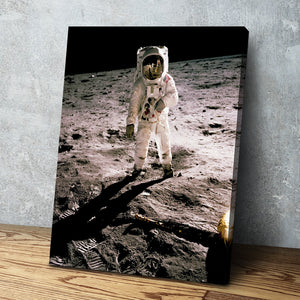 NASA Apollo 11 Moon Landing Posters Space Travel Style Retro Vintage Canvas Wall Art Framed Print