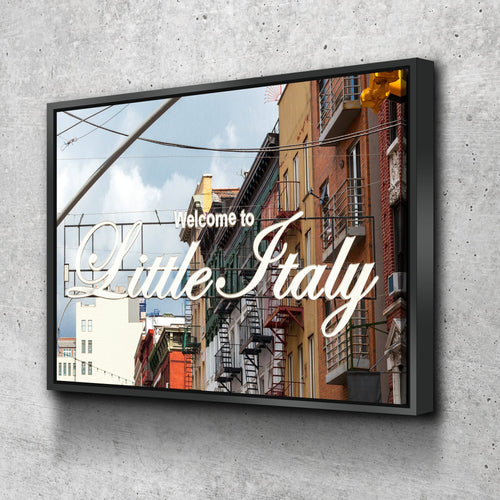 Little Italy New York Wall Decor Canvas Wall Art Poster Print