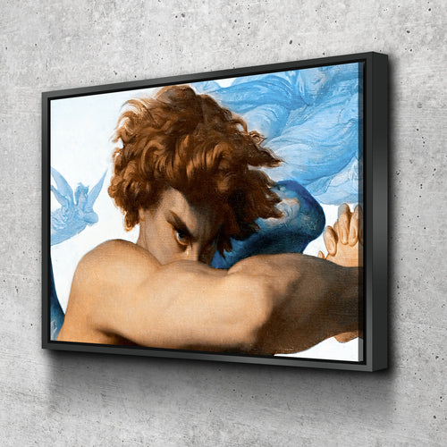 Alexandre Cabanel Fallen Angel Detail- Painting Art Print Portrait Vintage Poster Canvas Wall Art Décor Gift