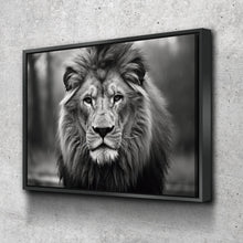 Load image into Gallery viewer, Lion Wall Art | Lion Canvas | Living Room Bedroom Canvas Wall Art Set | Black and White Lion with Big Brows