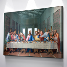 Load image into Gallery viewer, Last Supper Picture | Christian Canvas Wall Art| Canvas Wall Art Poster Print |