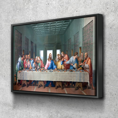 Last Supper Picture | Christian Canvas Wall Art| Canvas Wall Art Poster Print |