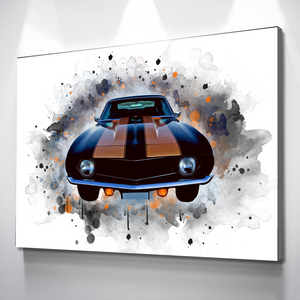 Custom Car Portrait | Father's Day Gift | Portrait from Photo | Car Watercolor | Gift for Car Lovers | Canvas Wall Art | Car Illustration